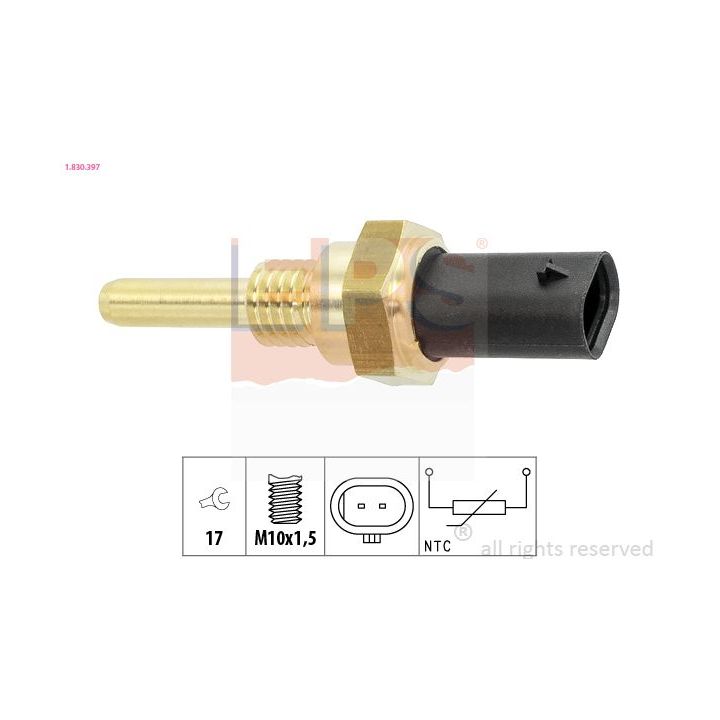Siuntimo blokas, aušinimo skysčio temperatūra EPS 1.830.397