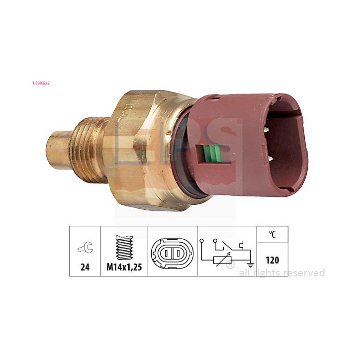 Siuntimo blokas, aušinimo skysčio temperatūra EPS 1.830.522