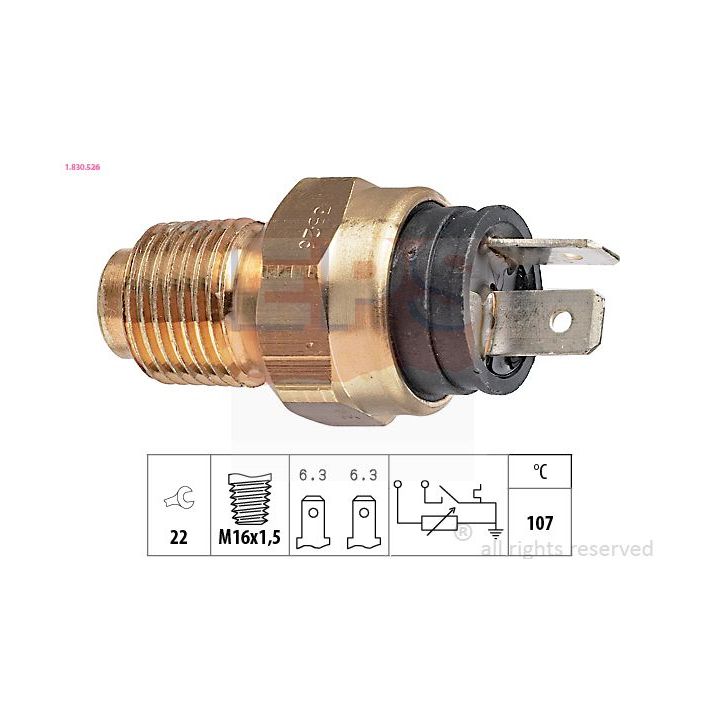 Siuntimo blokas, aušinimo skysčio temperatūra EPS 1.830.526
