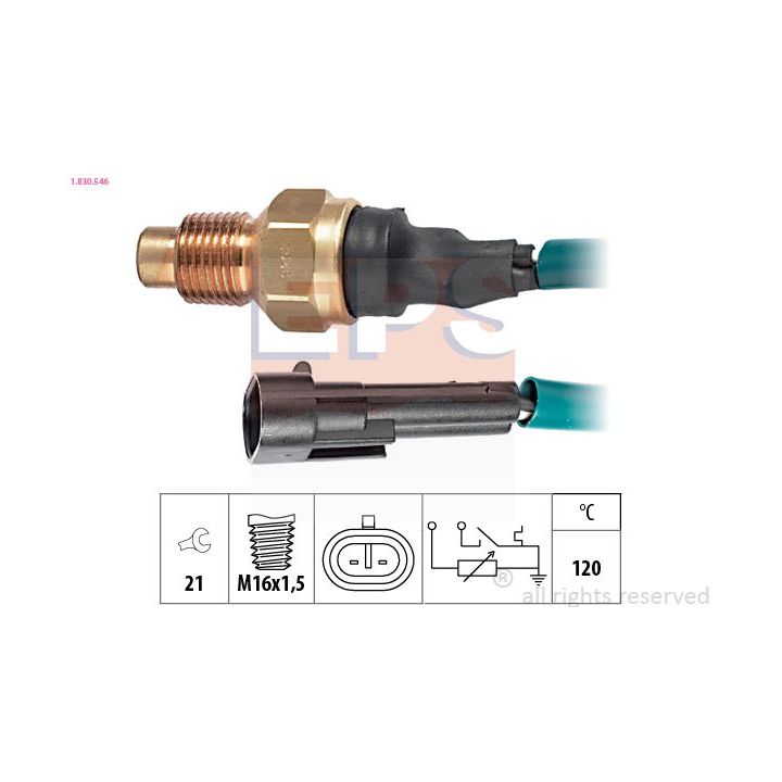 Siuntimo blokas, aušinimo skysčio temperatūra EPS 1.830.546