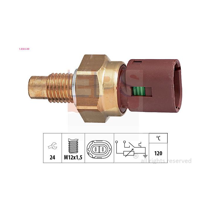 Siuntimo blokas, aušinimo skysčio temperatūra EPS 1.830.549