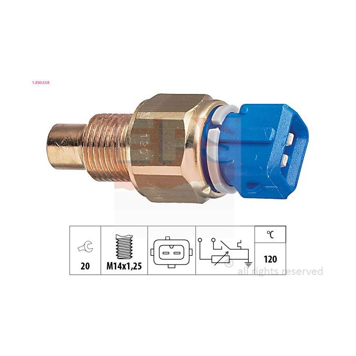 Siuntimo blokas, aušinimo skysčio temperatūra EPS 1.830.558