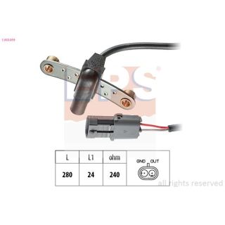 Jutiklis, alkūninio veleno impulsas EPS 1.953.019