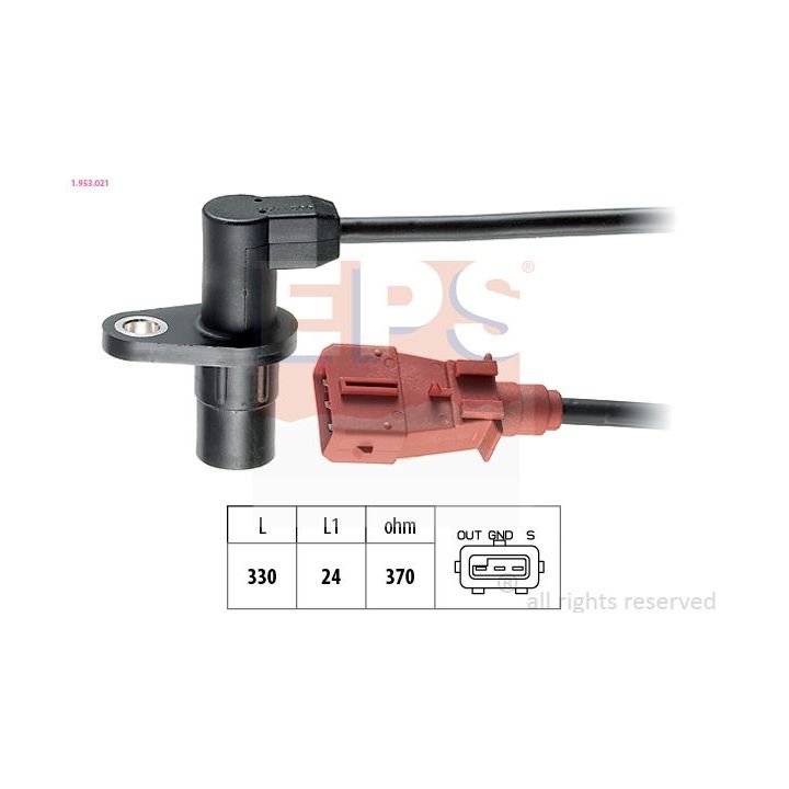 Jutiklis, alkūninio veleno impulsas EPS 1.953.021