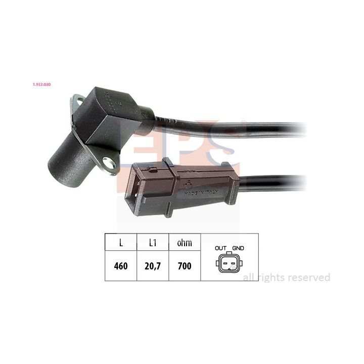 Jutiklis, alkūninio veleno impulsas EPS 1.953.030