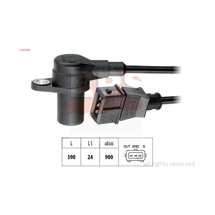 Jutiklis, alkūninio veleno impulsas EPS 1.953.046