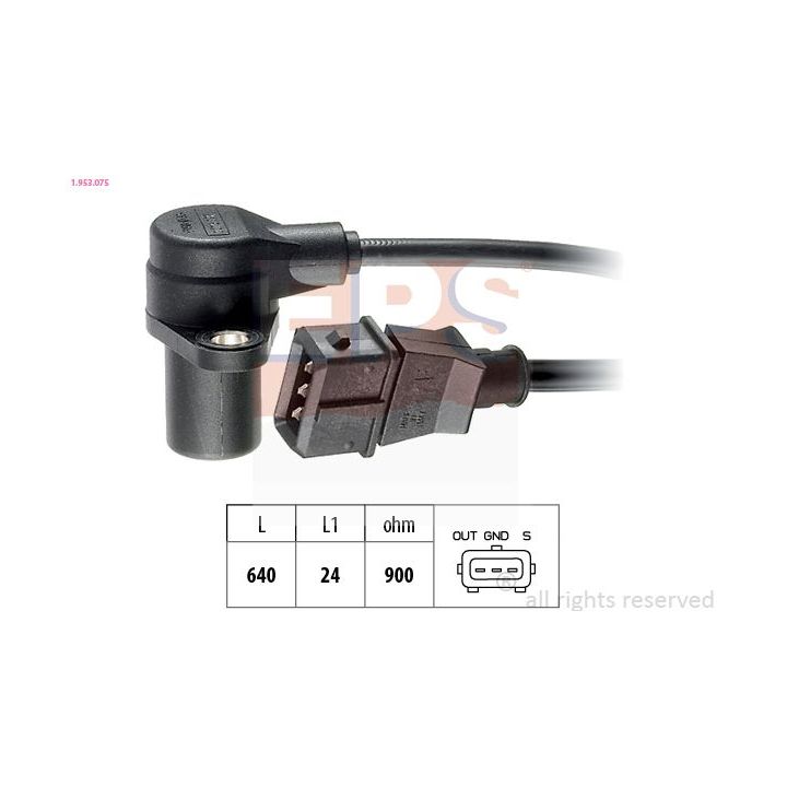 Jutiklis, alkūninio veleno impulsas EPS 1.953.075