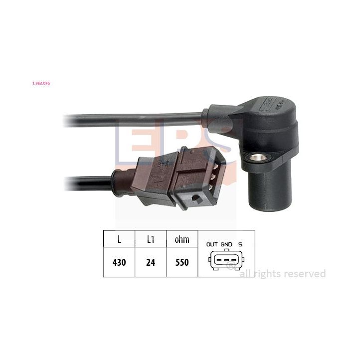 Jutiklis, alkūninio veleno impulsas EPS 1.953.076