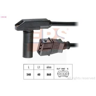 Jutiklis, alkūninio veleno impulsas EPS 1.953.182