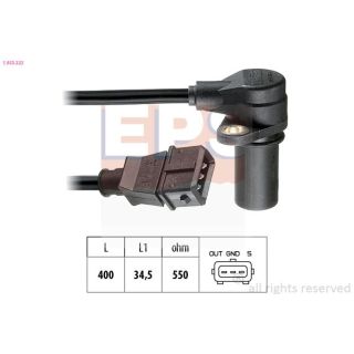 Jutiklis, alkūninio veleno impulsas EPS 1.953.222