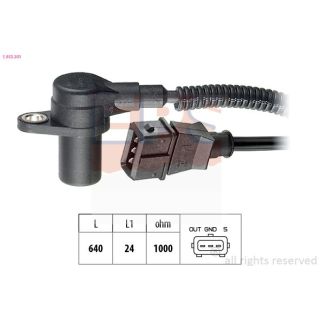 Jutiklis, alkūninio veleno impulsas EPS 1.953.301