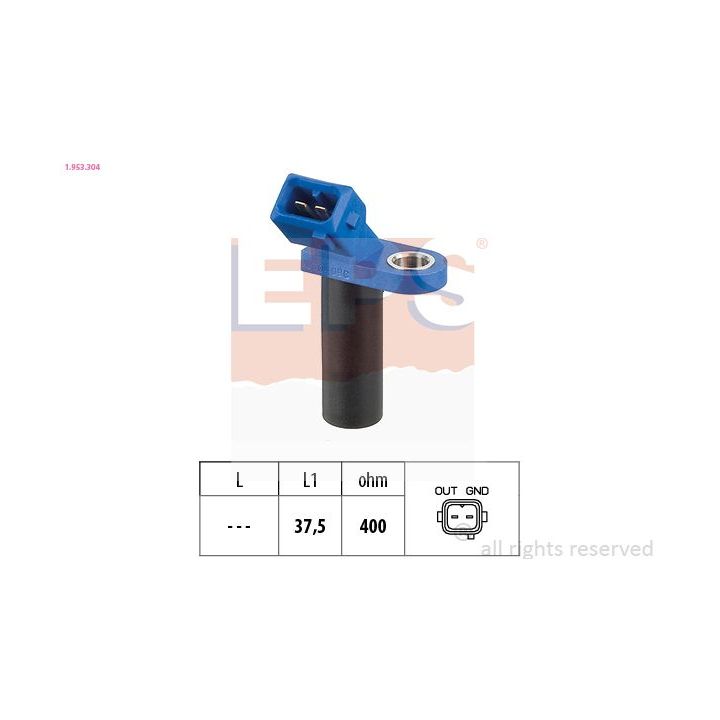 Jutiklis, alkūninio veleno impulsas EPS 1.953.304