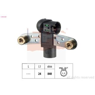 Jutiklis, alkūninio veleno impulsas EPS 1.953.324