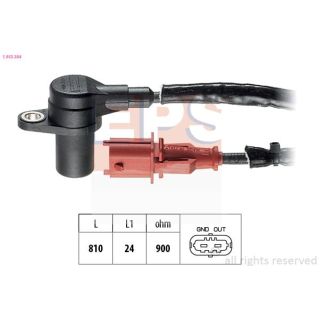 Jutiklis, alkūninio veleno impulsas EPS 1.953.384