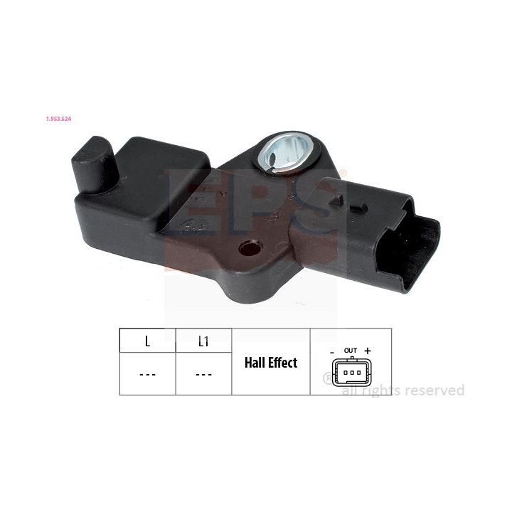 Jutiklis, alkūninio veleno impulsas EPS 1.953.524