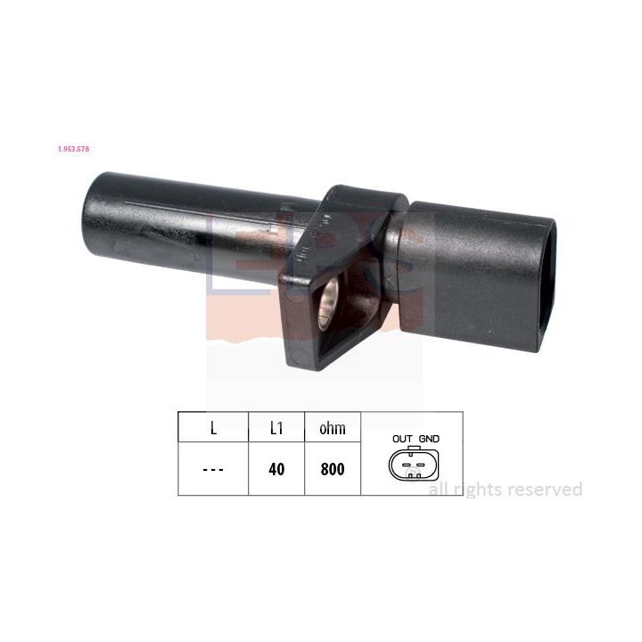 Jutiklis, alkūninio veleno impulsas EPS 1.953.578