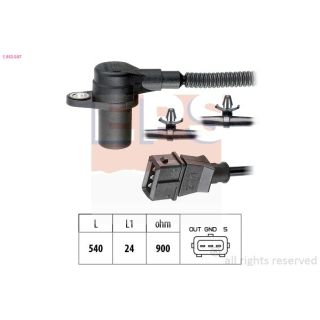 Jutiklis, alkūninio veleno impulsas EPS 1.953.587