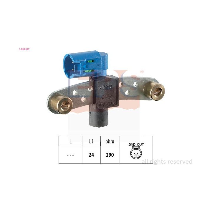 Jutiklis, alkūninio veleno impulsas EPS 1.953.597
