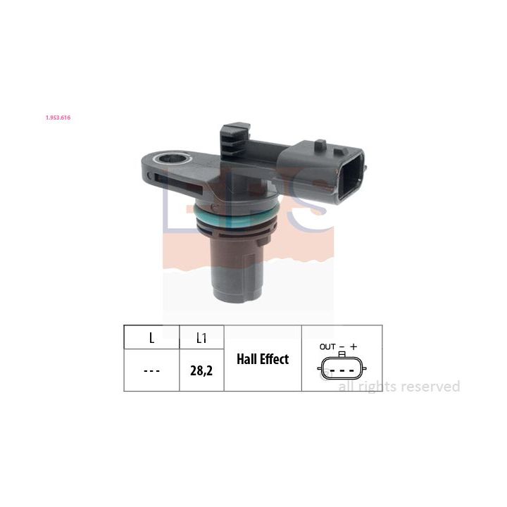 Jutiklis, alkūninio veleno impulsas EPS 1.953.616