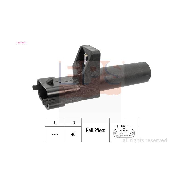 Jutiklis, alkūninio veleno impulsas EPS 1.953.655