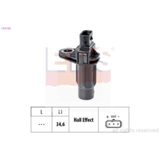 Jutiklis, alkūninio veleno impulsas EPS 1.953.762