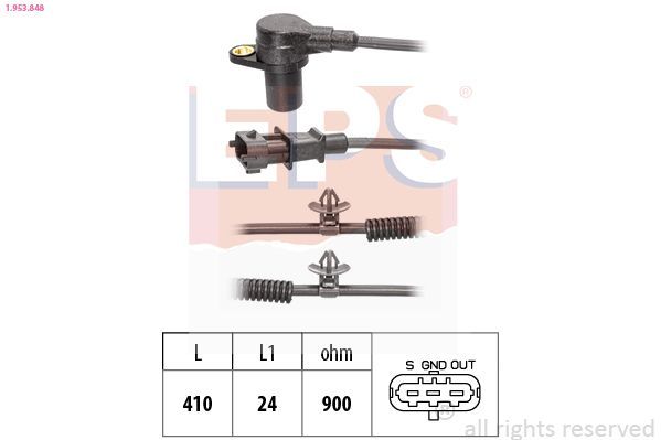 Jutiklis, alkūninio veleno impulsas EPS 1.953.848