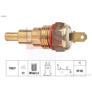 Temperatūros jungiklis, radiatoriaus ventiliatorius EPS 1.850.069
