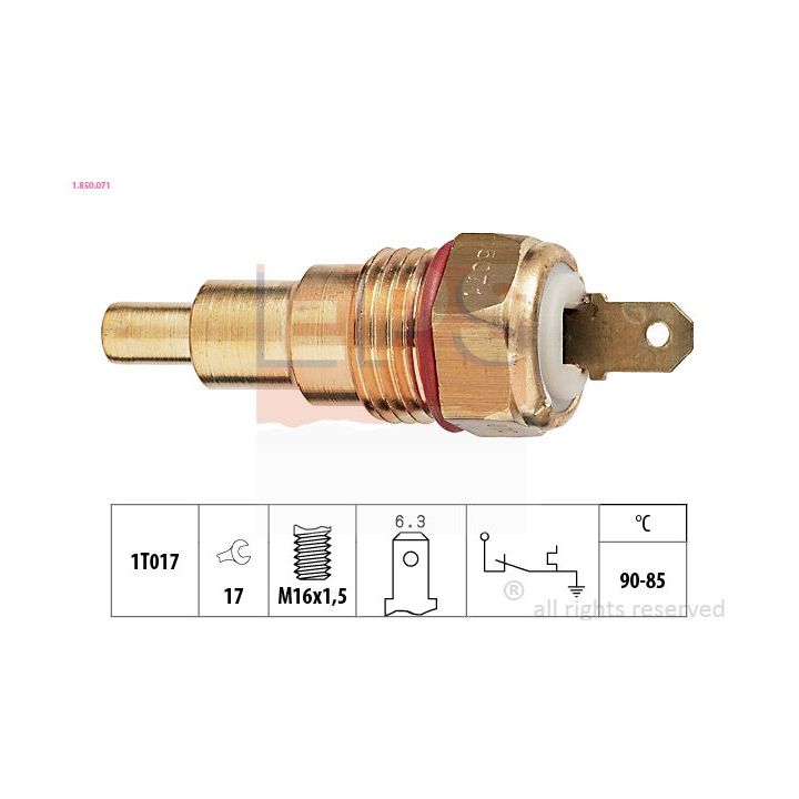 Temperatūros jungiklis, radiatoriaus ventiliatorius EPS 1.850.071