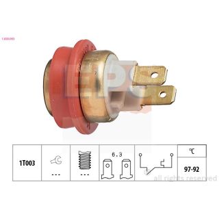 Temperatūros jungiklis, radiatoriaus ventiliatorius EPS 1.850.093