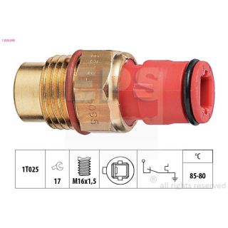 Temperatūros jungiklis, radiatoriaus ventiliatorius EPS 1.850.095