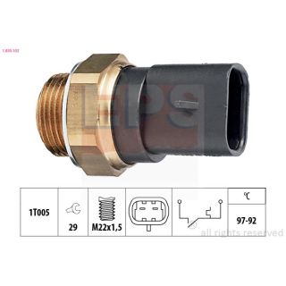 Temperatūros jungiklis, radiatoriaus ventiliatorius EPS 1.850.103