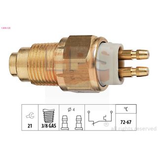 Temperatūros jungiklis, radiatoriaus ventiliatorius EPS 1.850.125