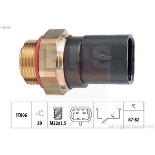 Temperatūros jungiklis, radiatoriaus ventiliatorius EPS 1.850.230