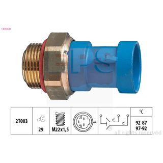 Temperatūros jungiklis, radiatoriaus ventiliatorius EPS 1.850.643