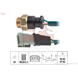 Temperatūros jungiklis, radiatoriaus ventiliatorius EPS 1.850.662