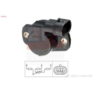 Jutiklis, droselio stūmoklis EPS 1.995.083