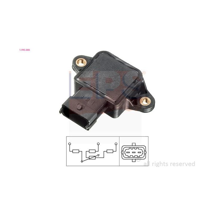 Jutiklis, droselio stūmoklis EPS 1.995.086