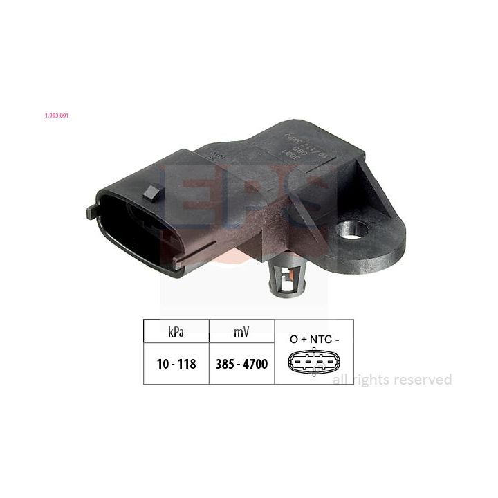 Oro slėgio jutiklis, aukščio adaptacija EPS 1.993.091