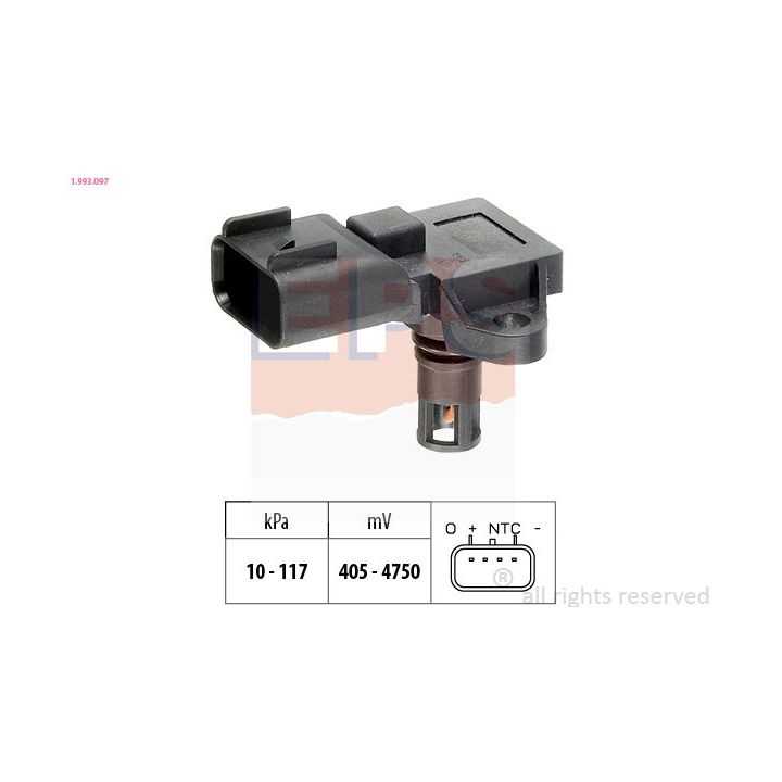 Oro slėgio jutiklis, aukščio adaptacija EPS 1.993.097