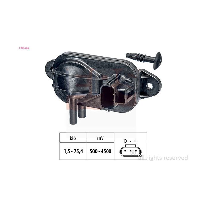 Oro slėgio jutiklis, aukščio adaptacija EPS 1.993.268