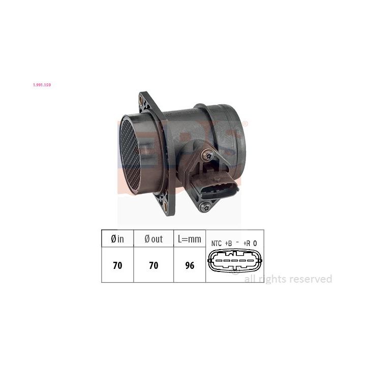 Oro masės jutiklis EPS 1.991.159