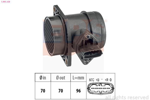 Oro masės jutiklis EPS 1.991.159