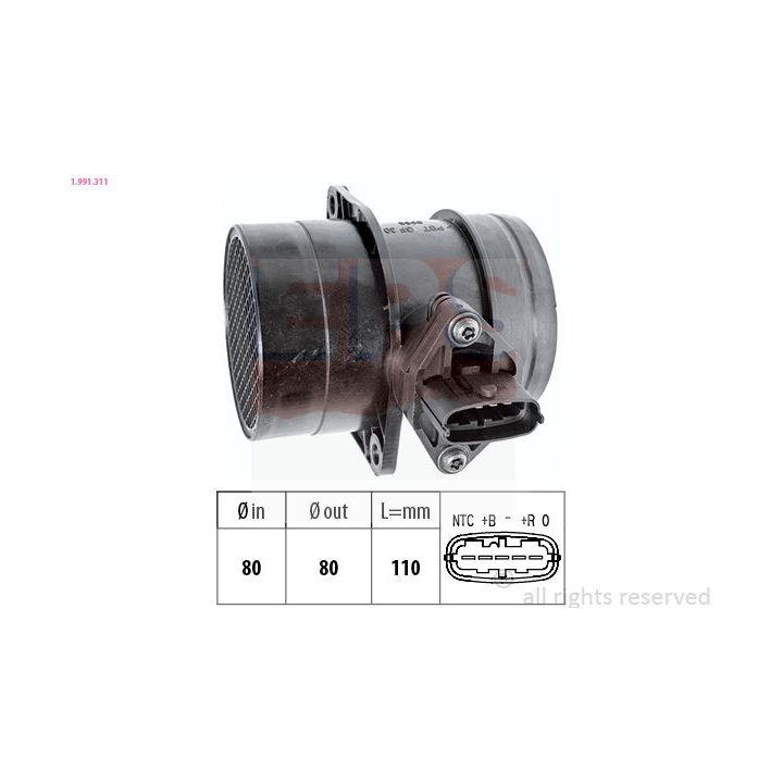 Oro masės jutiklis EPS 1.991.311