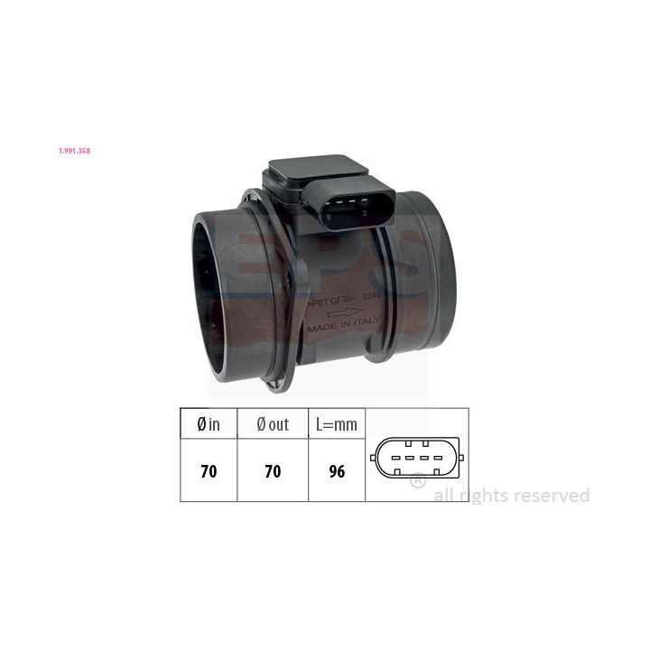 Oro masės jutiklis EPS 1.991.358