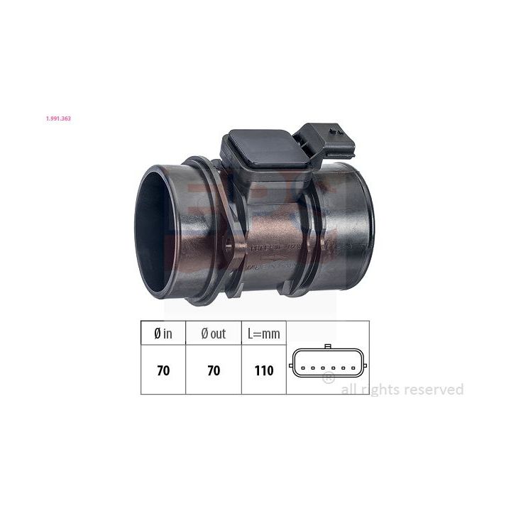 Oro masės jutiklis EPS 1.991.363