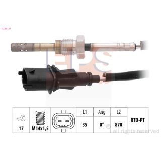 Jutiklis, išmetamųjų dujų temperatūra EPS 1.220.127