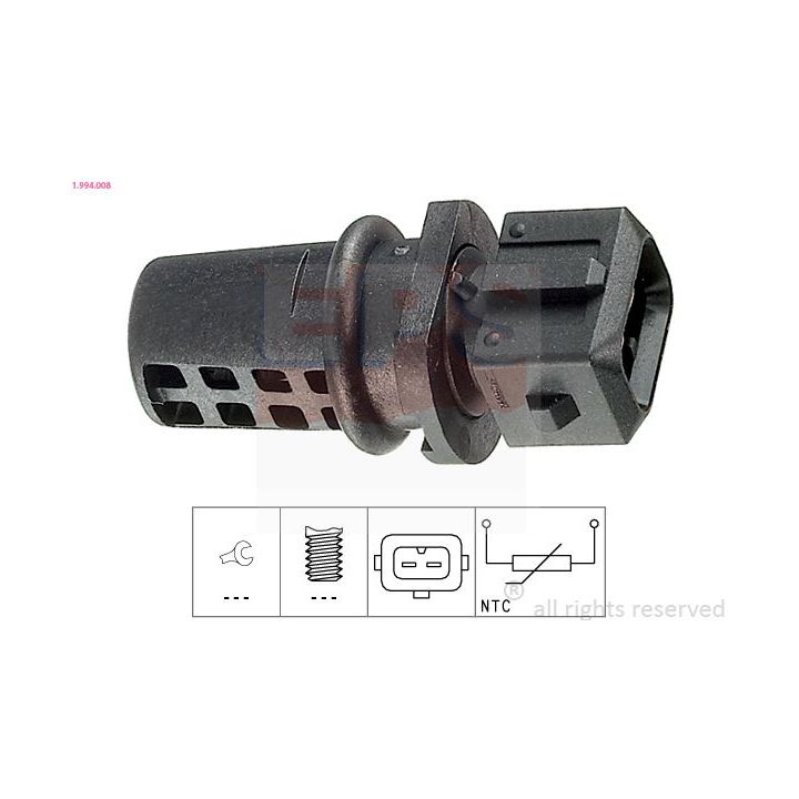 Jutiklis, išorės temperatūra EPS 1.994.008