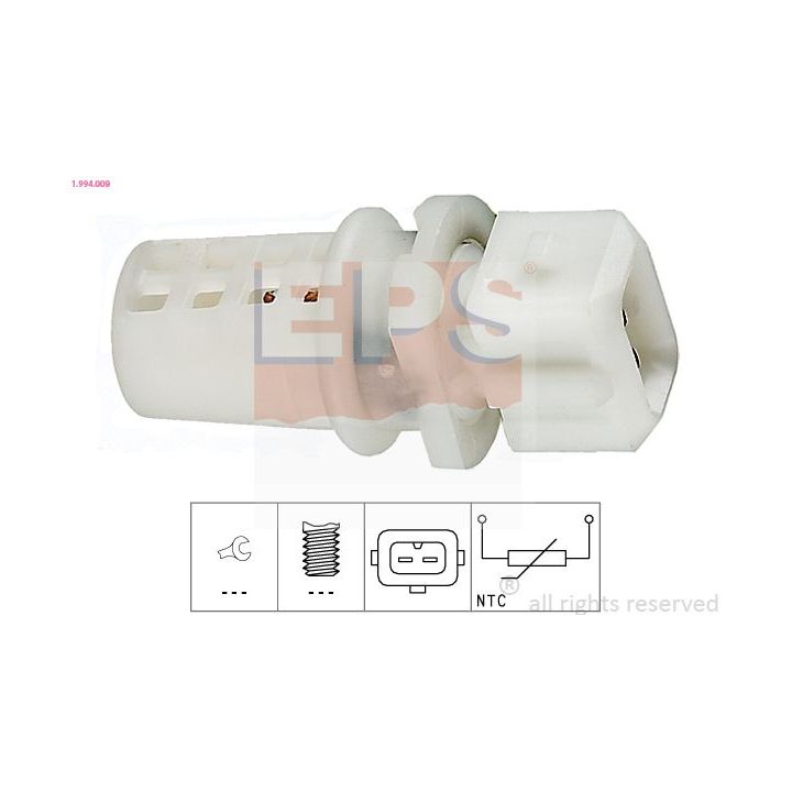 Siuntimo blokas, įsiurbiamo oro temperatūra EPS 1.994.009