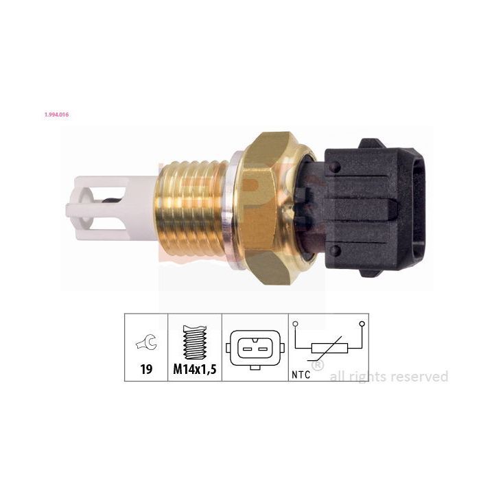 Siuntimo blokas, įsiurbiamo oro temperatūra EPS 1.994.016