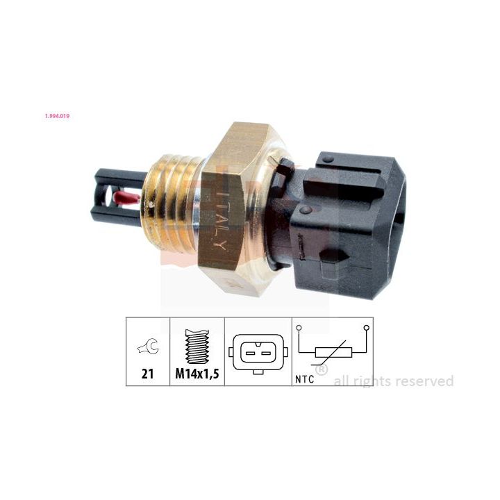 Siuntimo blokas, įsiurbiamo oro temperatūra EPS 1.994.019